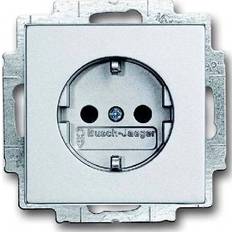 Silver Wall Outlets Busch-Jaeger 20 EUCBLI-83 1-way