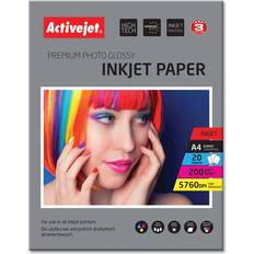 ActiveJet Premium Photo Glossy A4 200g/m² 20st