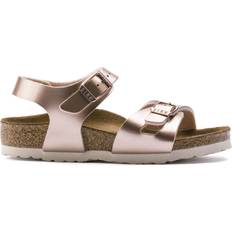 Schnallen Kinderschuhe Birkenstock Kid's Rio Birko Flor - Electric Metallic Copper