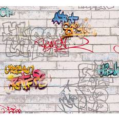 Intrade A.s.creations Carta da parati effeline graffiti