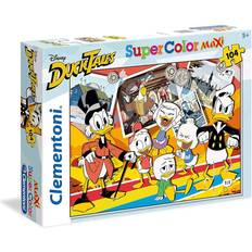 Kalle Anka Klassiska pussel Clementoni SuperColor Maxi Disney Duck Tales 104 Bitar