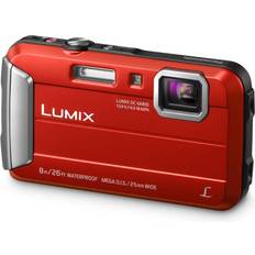 Oranje Compactcamera's Panasonic LUMIX DMC-FT30 16MP Compact Digital Camera