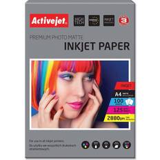 ActiveJet Premium Photo Matte A4 125g/m² 100pcs