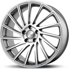 Brock B39 Ferric Grey Polished 7x17 5/112 ET49 Nav 57.1