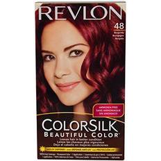 Hårfärg burgundy hårprodukter Revlon ColorSilk Beautiful Color #48 Burgundy