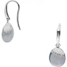 Skagen Örhängen Skagen Sea Earrings - Silver/Blue/Transparent