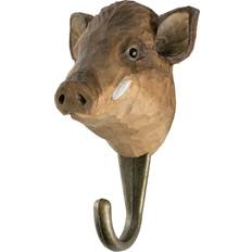 Wildlife Garden Wild Boar Coat Hook 6.4cm