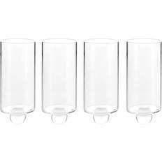 Born in Sweden Set de 4 jarrones para portavelas Stumpastaken transparente Vela y Accesorio 4pcs