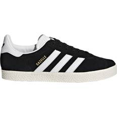 Adidas Junior Gazelle - Core Black/Footwear White/Gold Metallic