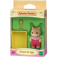 Sylvanian Families Striped Cat Baby