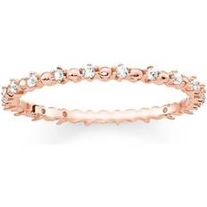 Thomas Sabo Dots Ring - Rose Gold/Transparent