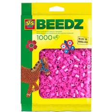 SES Creative Kralen SES Creative Beedz Iron on Beads Neon Pink 1000pcs 00718