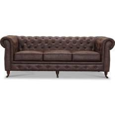 Chesterfieldsoffor Scandinavian Choice Cambridge Soffa 214cm 3-sits