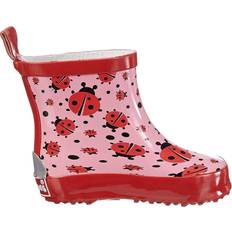 Rosa Gummistiefel Playshoes Half Shaft Boots - Ladybug