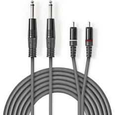 Rca kabel 5m Nedis 2RCA-2x6.3mm 5m