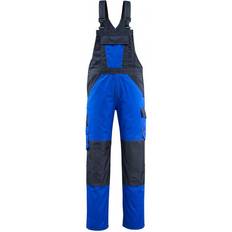 Herre - Slidstærk Kedeldragter Mascot 15769-330 Leeton Bib & Brace - Royal/Dark Navy