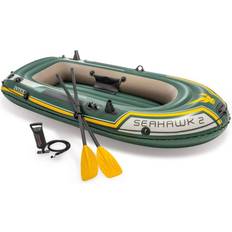 Intex Gommone Gonfiabile con Remi e Pompa Seahawk 2 Set 68347NP Verde