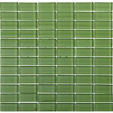 Grön mosaik kakel Arredo Crystal Mosaic 266022 30x30cm