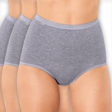 Grey - Women Knickers Sloggi Basic+ Maxi Hipster 3-pack - Grey Combination