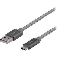 Deltaco USB A-USB C - USB-kabel Kablar Deltaco USB A-USB C 2.0 2m