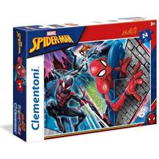 Spider-Man Klassische Puzzles Clementoni SuperColor Maxi Marvel Spider-Man 24 Pieces