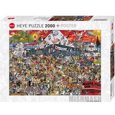 Jigsaw Puzzles Heye Cartoon British Music History 2000 Pieces