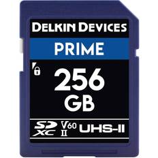 Delkin Prime SDXC Class 10 UHS-II U3 V60 300/100MB/s 256GB