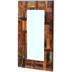 Multifarvet - Træ Spejle vidaXL 243329 Vægspejl 50x80cm
