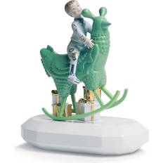 Lladro Figurines Lladro The Rocking Chicken Ride Figurine 24cm