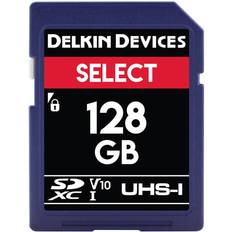 Delkin 128 GB Memory Cards Delkin Select SDXC Class 10 UHS-I U3 V30 100/75MB/s 128GB
