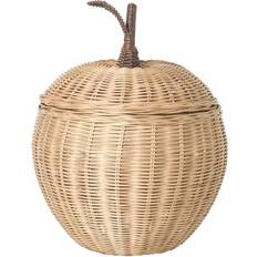 ferm LIVING Äpple Flätad Förvaringskorg Stor