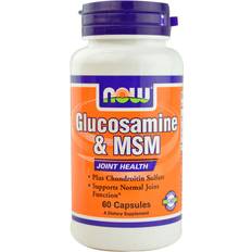 Gel Kosttillskott Now Foods Glucosamine & MSM 60 st