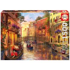 Rompecabezas familiar Rompecabezas Clásicos Educa Puzzle Collection 1500pcs (Sunset N Venice)