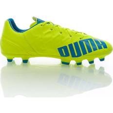 Fotbollskor barn Barnskor Puma evoSPEED 4.4 AG Jr - Lava Blast/White/Total Eclipse