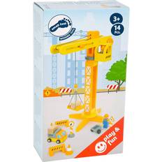 Construction Crane with Construction Site Accessories