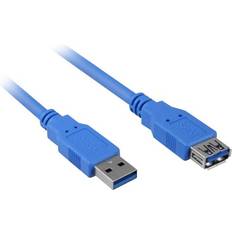 Sharkoon USB A-USB A M-F 3.0 2m