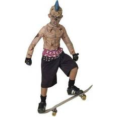 Blonde Fancy Dresses Fancy Dress Rubies Kids Zombie Skate Punk Costume