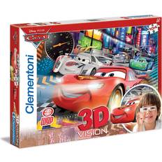 Pixars Bilar 3D-pussel Clementoni SuperColor Disney Pixars Cars 104 Bitar