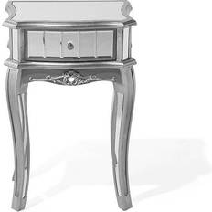 Silver/Chrome Console Tables Beliani Somma Console Table 34x44cm