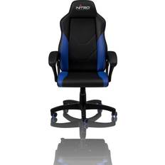 Sedie da gioco Nitro Concepts C100 Sedia Da Gaming Per Pc Seduta Imbottita Nero, Blu