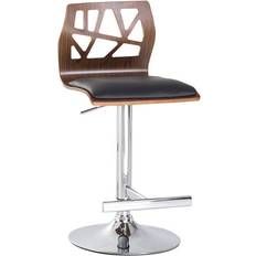 Silver Bar Stools Beliani Petersburg Bar Stool 112cm