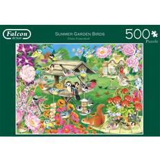 Pussel 500 bitar falcon Falcon Summer Garden Birds 500 Bitar