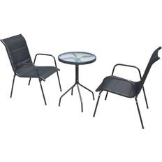 vidaXL 43315 Café-Set, 1 Tisch einschl. 2 Stühle