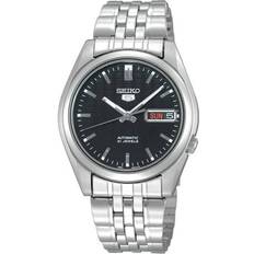 Seiko 5 automático 21 joyas SNK361 SNK361K1 SNK361K para hombre Negro