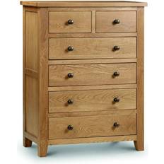 Natural Chest of Drawers Julian Bowen Marlborough Chest of Drawer 83x107.5cm