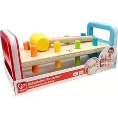 Madera Bancos de Trabajo con Martillo Hape Rainbow Pounder