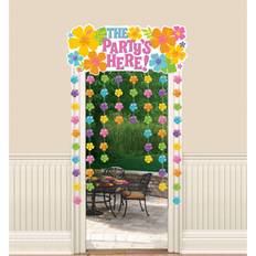 Party curtain Amscan Curtain Door Hibiscus