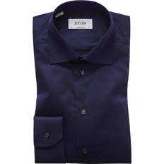 Eton Signature Twill Shirt - Dark Blue