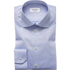 Skjorter Eton Signature Twill Shirt - Light Blue