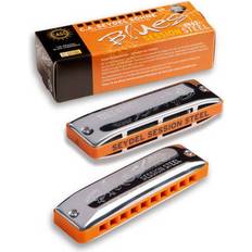 F Mondharmonica's Seydel Blues Session Steel Diatonic harmonica